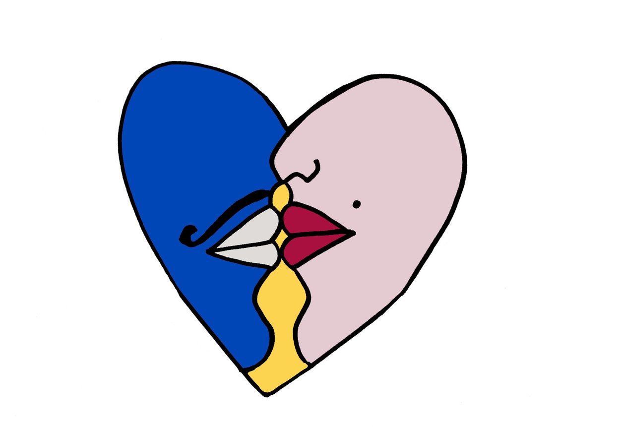 The Kiss by Daisy de Villeneuve