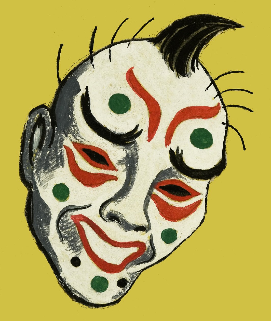 Japanese Theatrical Mask by Dan Escott