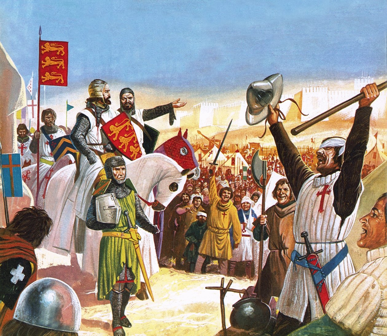 Richard the Lionheart Arriving at Acre by Dan Escott