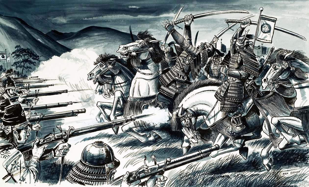 The Battle of Nagashino in 1575 by Dan Escott