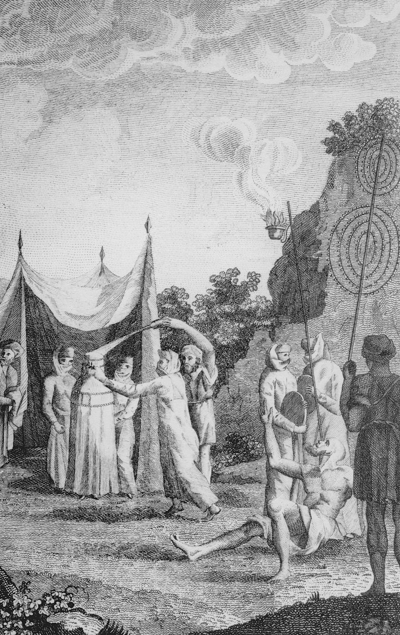 Procession at an Egyptian Wedding, from Niebuhr