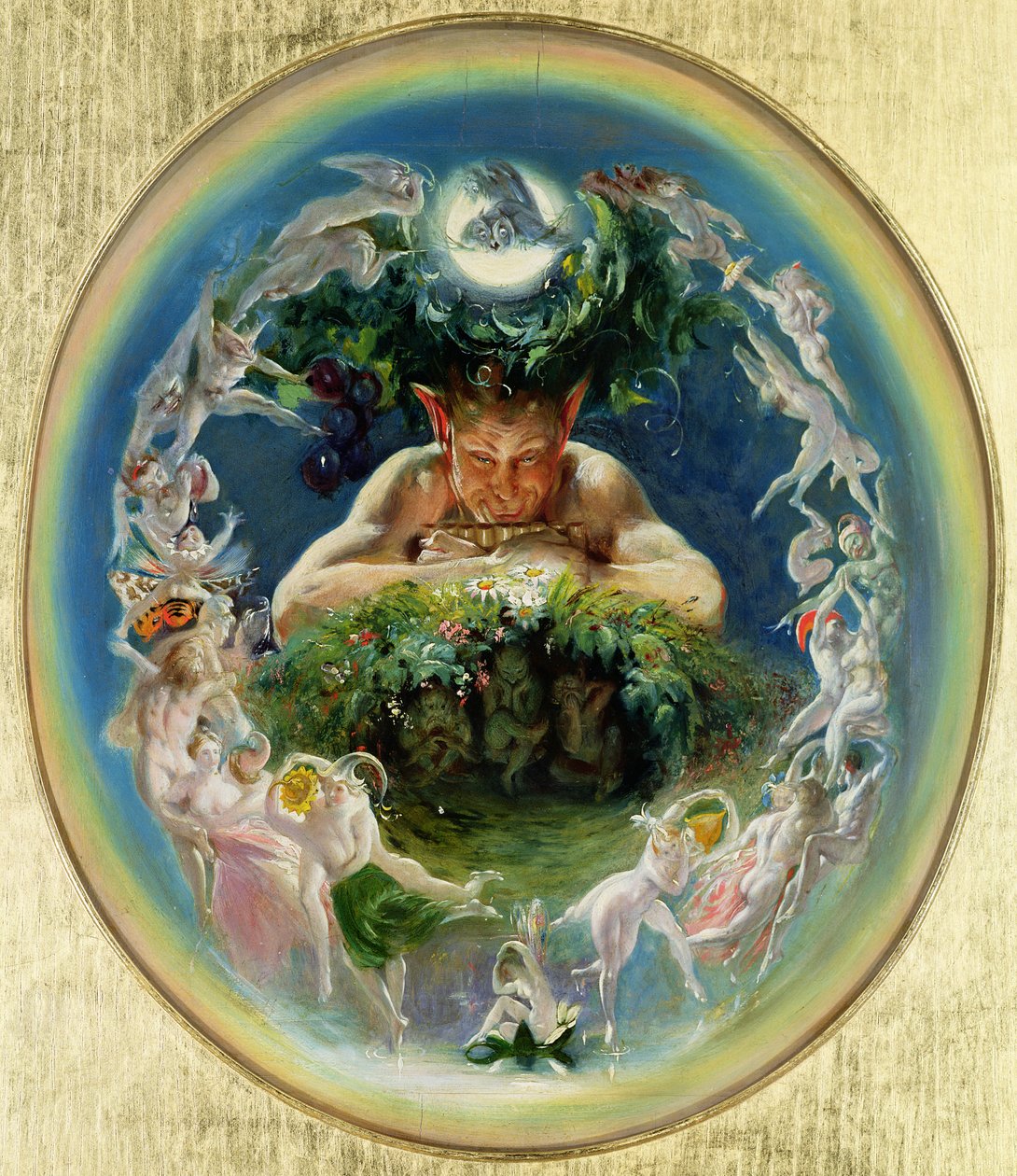 Faun and the Fairies, c.1834 by Daniel Maclise