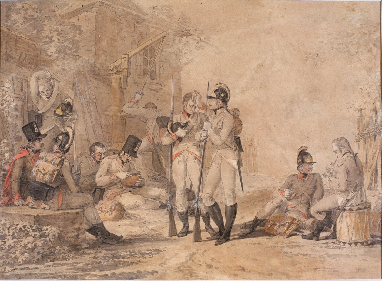 Soldiers Resting by Daniel Maclise