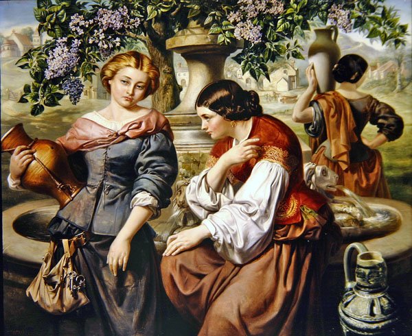 The Village Gossips by Daniel Maclise