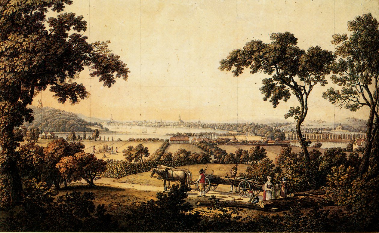 View from Klein Glienicke to Potsdam by Daniel Berger