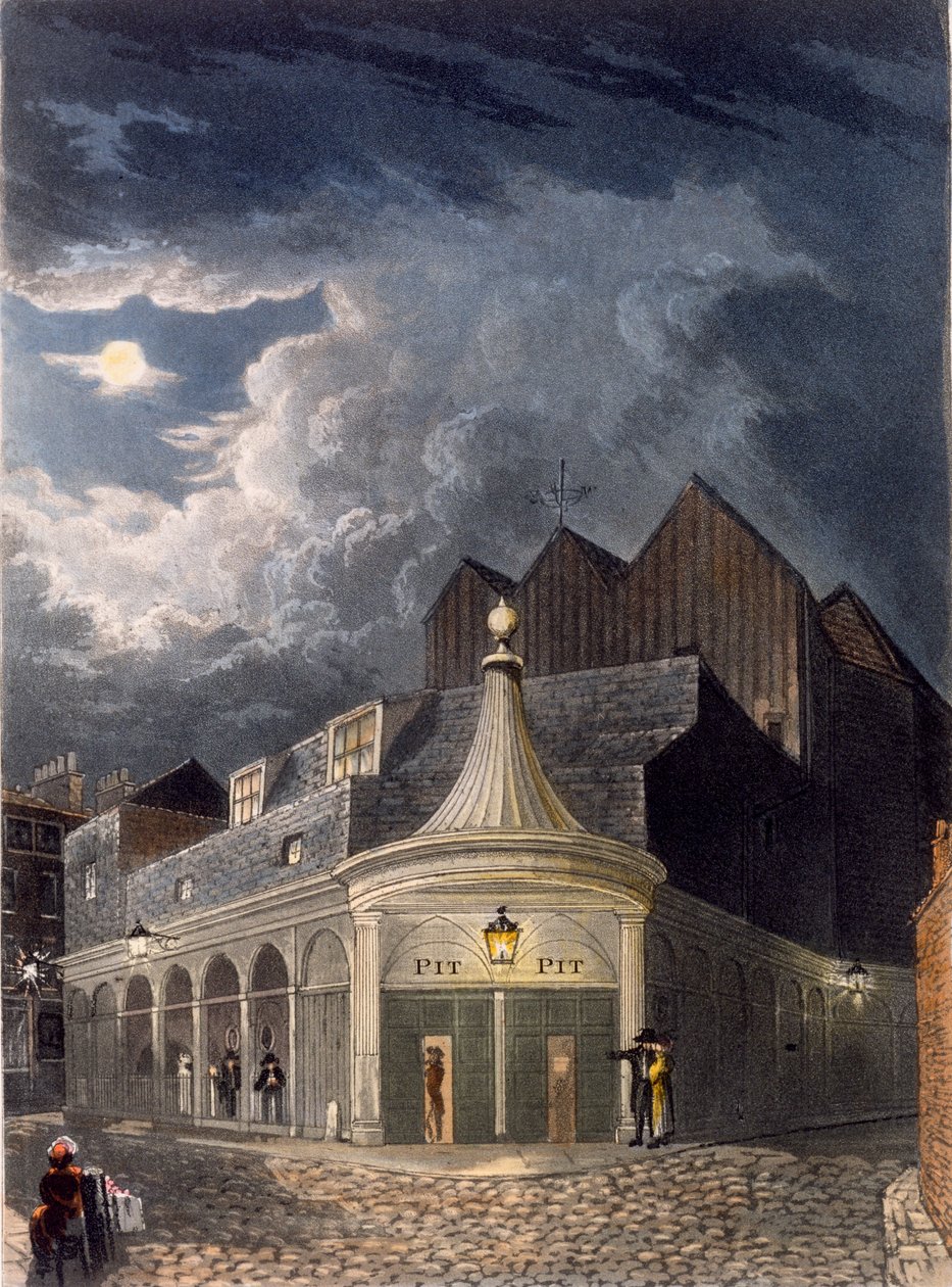 The Olympic Theatre, 1826 by Daniel Havell