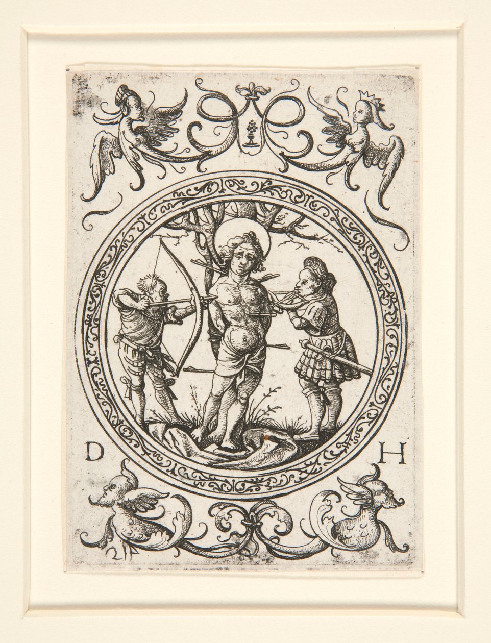 Saint Sebastian by Daniel Hopfer