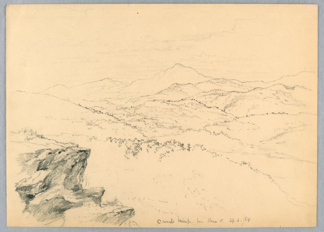 Camels Hump from Stowe, Vermont by Daniel Huntington