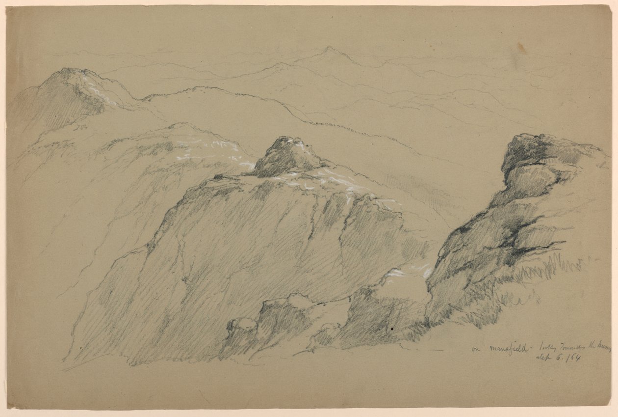 On Mount Mansfield, Looking Towards the Hump by Daniel Huntington