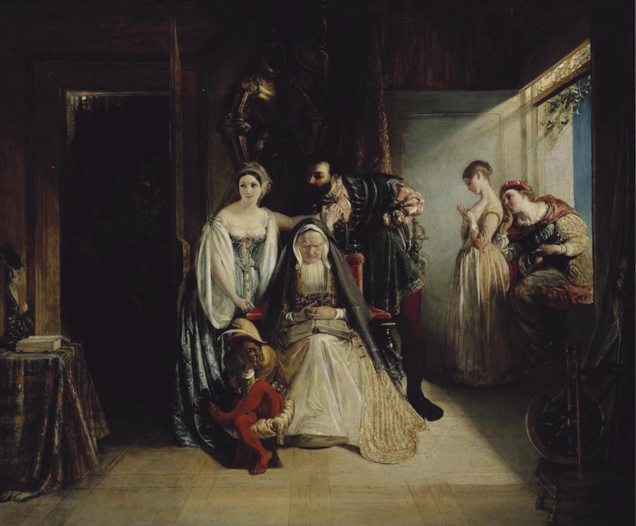 Francis I and Diane de Poitiers by Daniel Maclise