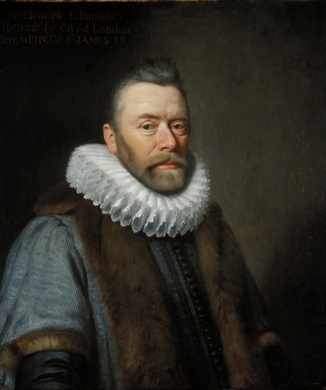 Sir Clement Edmondes by Daniel Mytens