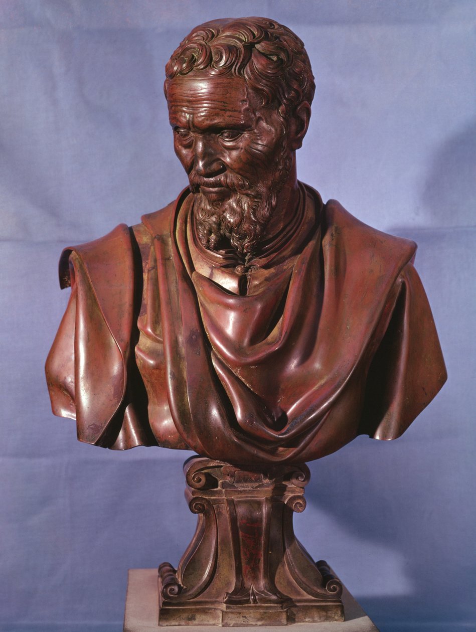 Bust of Michelangelo Buonarroti by Daniele da Volterra
