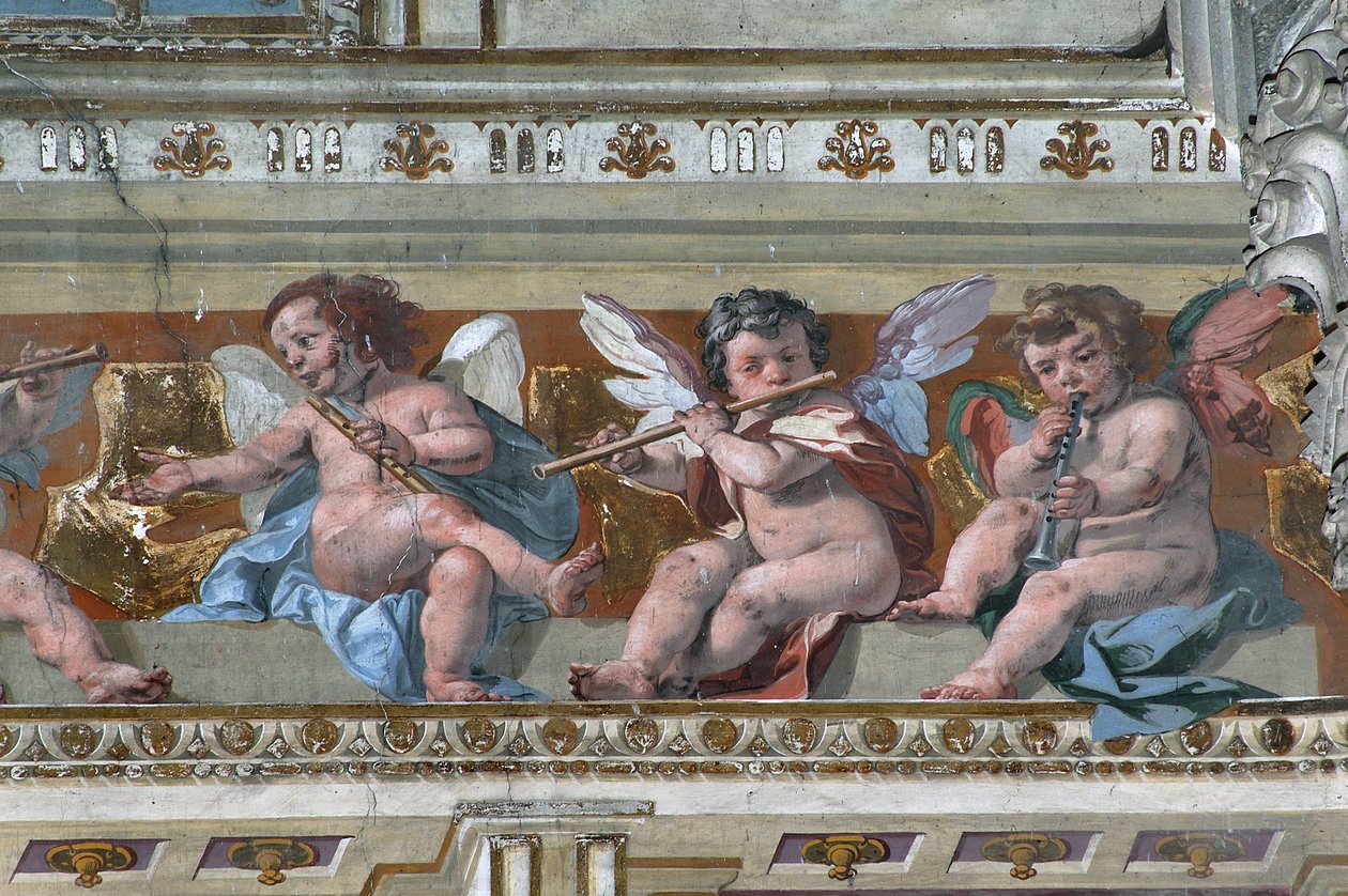Musician Angels and Putti by Daniele Crespi