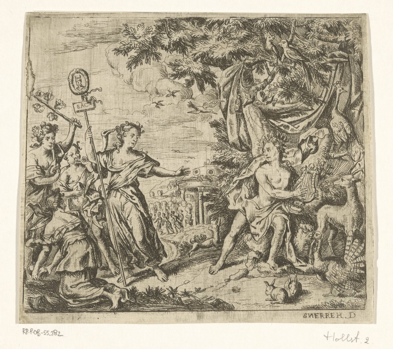 Orpheus and the Maenads of Ciconia by Daniël Herreyns (I)