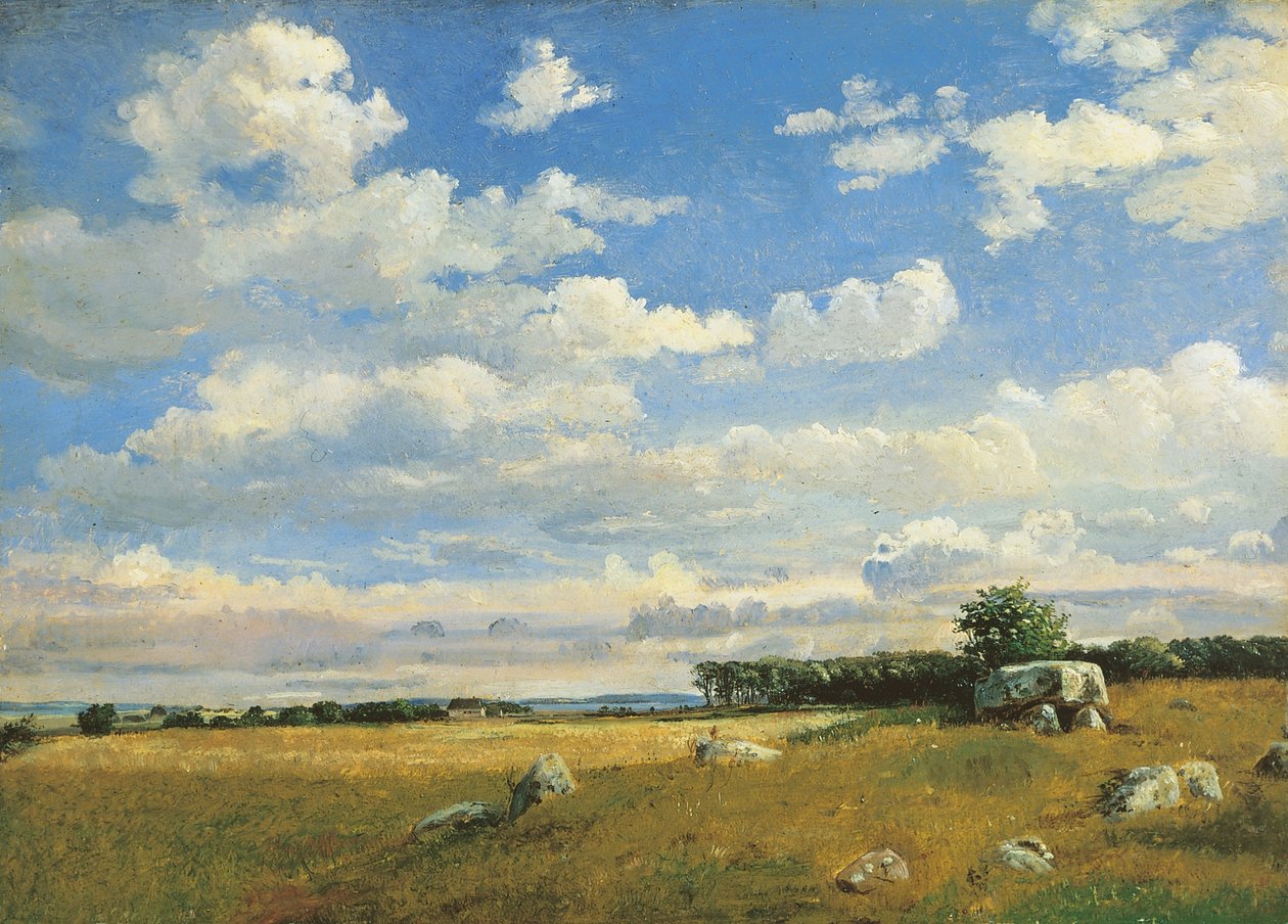 Dolmen on Brandsø (study) by Dankvart Dreyer