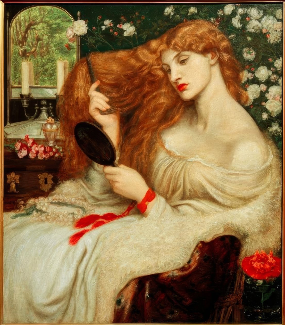 Lady Lilith by Dante Gabriel Charles Rossetti