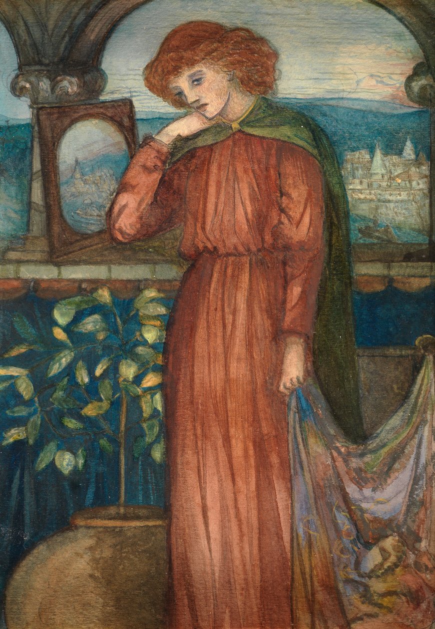 The Lady of Shalott by Dante Gabriel Charles Rossetti