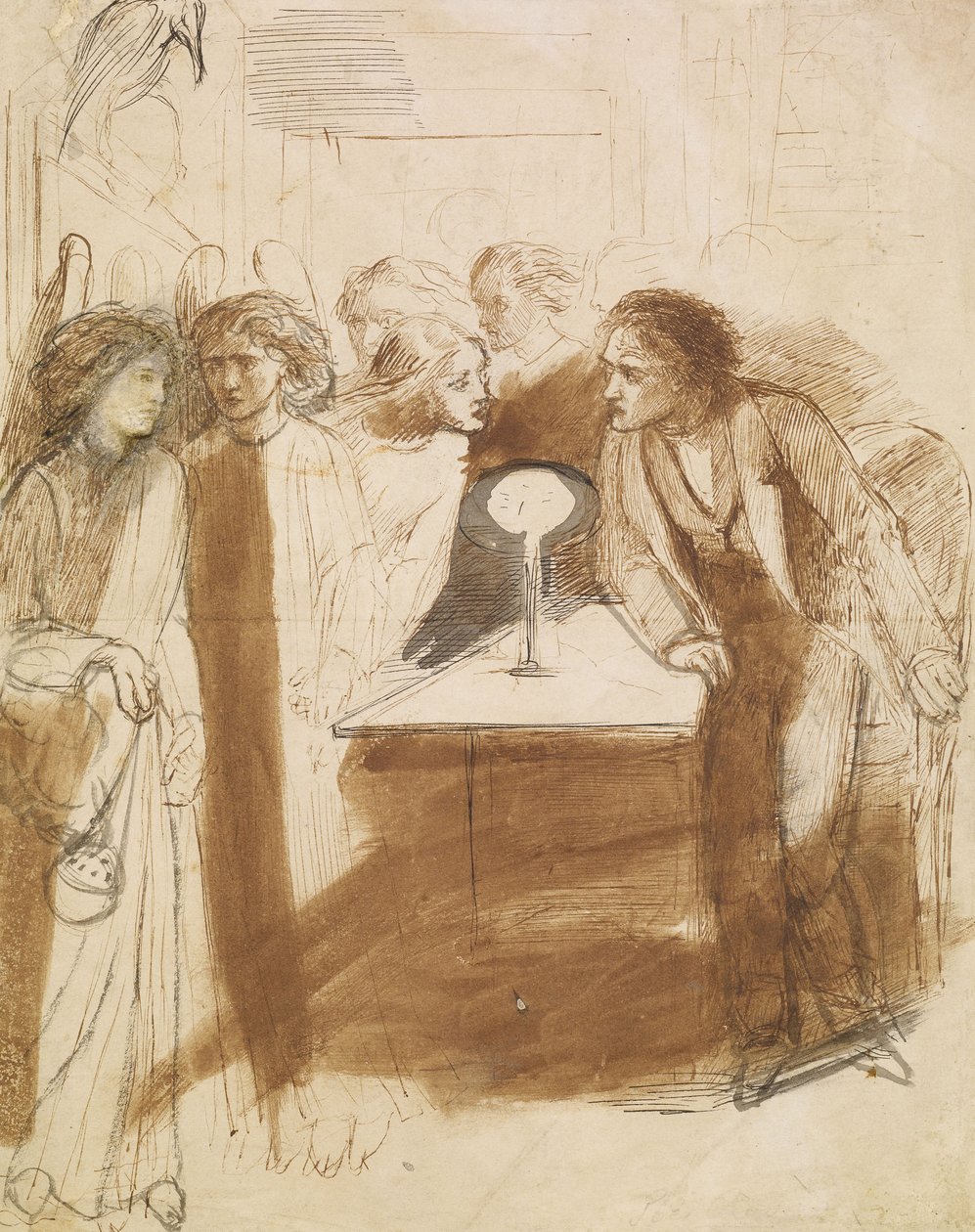 The Raven by Dante Gabriel Charles Rossetti