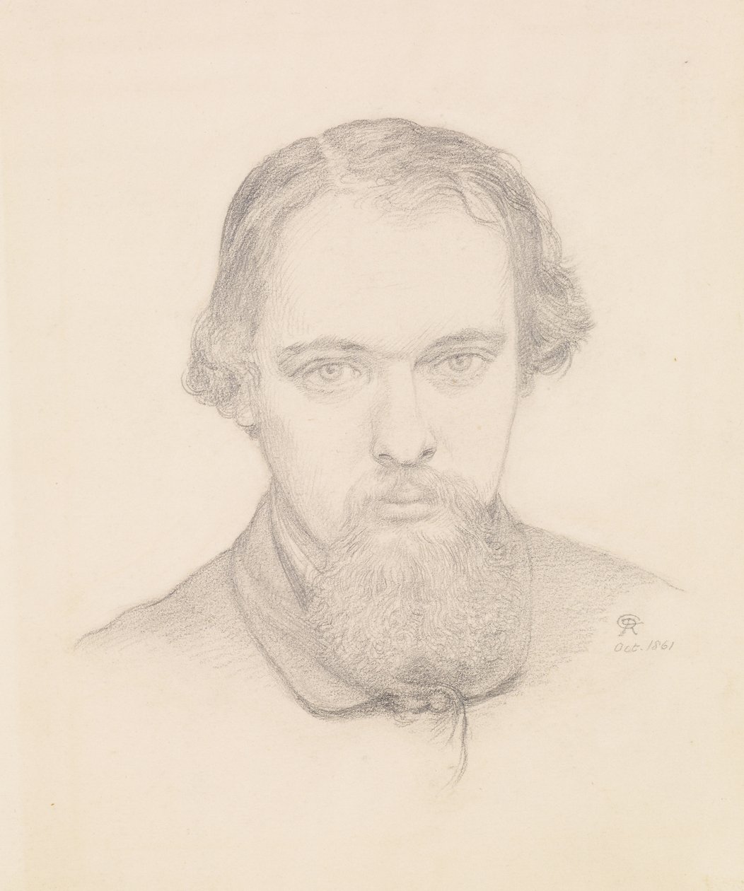 Self Portrait by Dante Gabriel Charles Rossetti