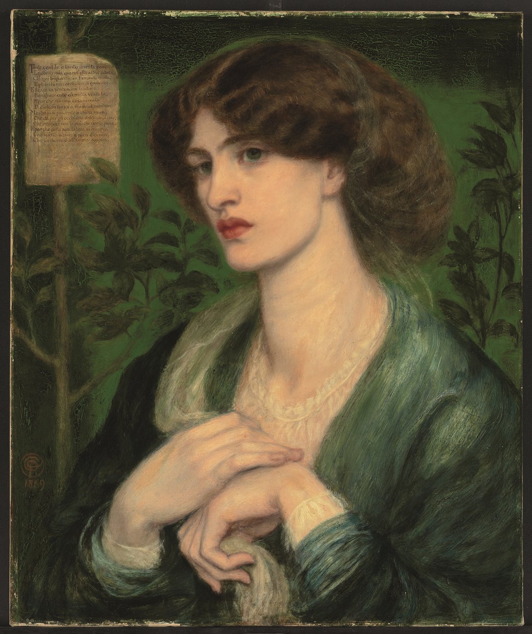 The Salutation of Beatrice by Dante Gabriel Charles Rossetti
