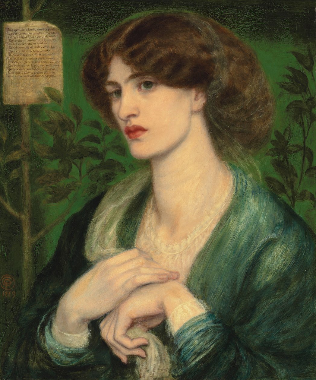 The Salutation of Beatrice by Dante Gabriel Charles Rossetti