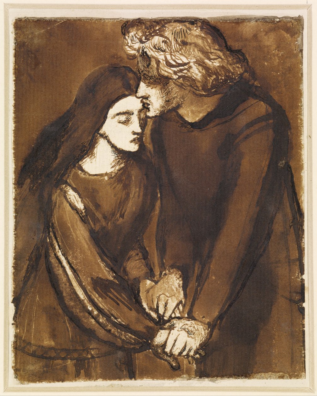 Two Lovers by Dante Gabriel Rossetti