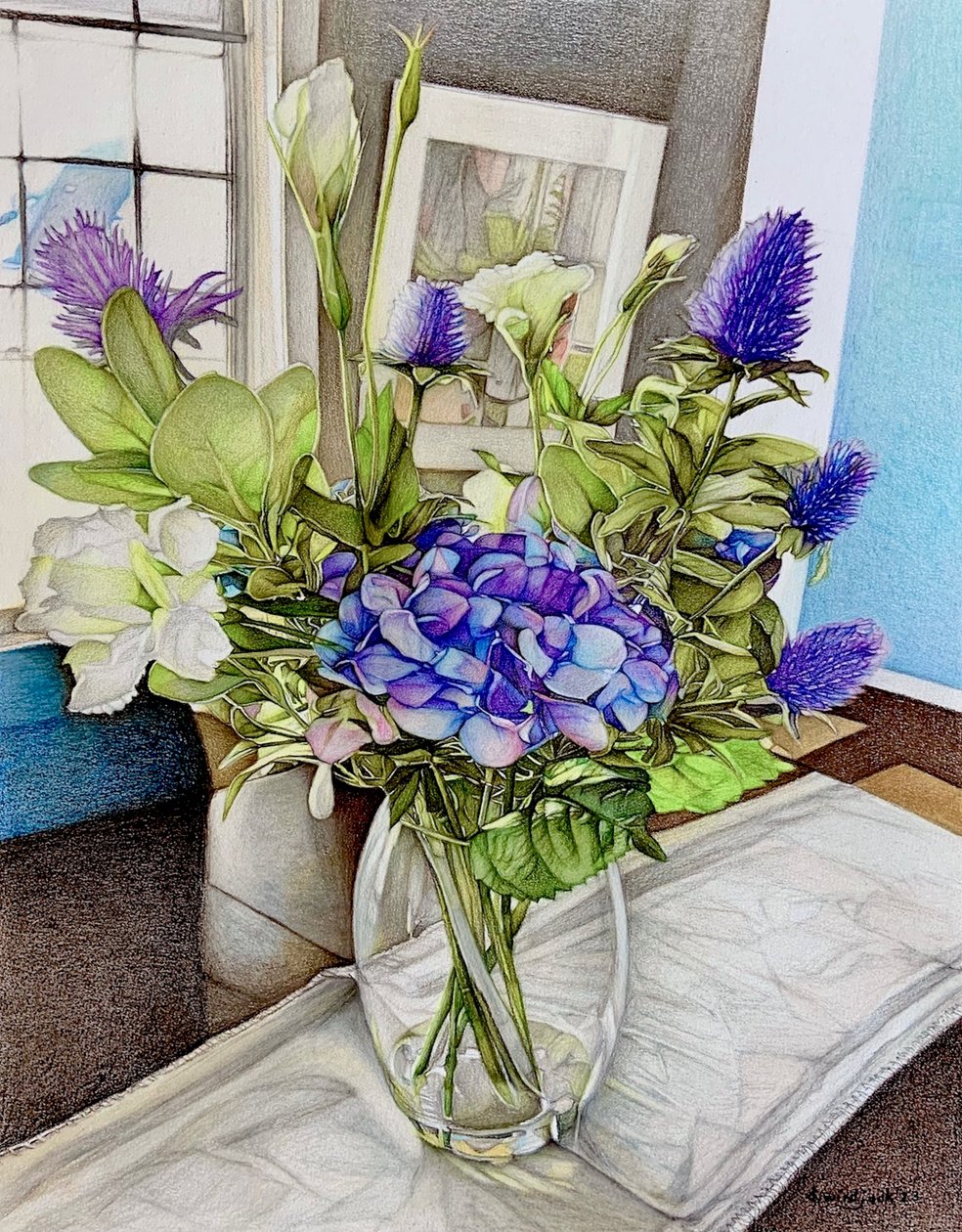 Summer Hydrangea, 2023 by Darrell Windjack