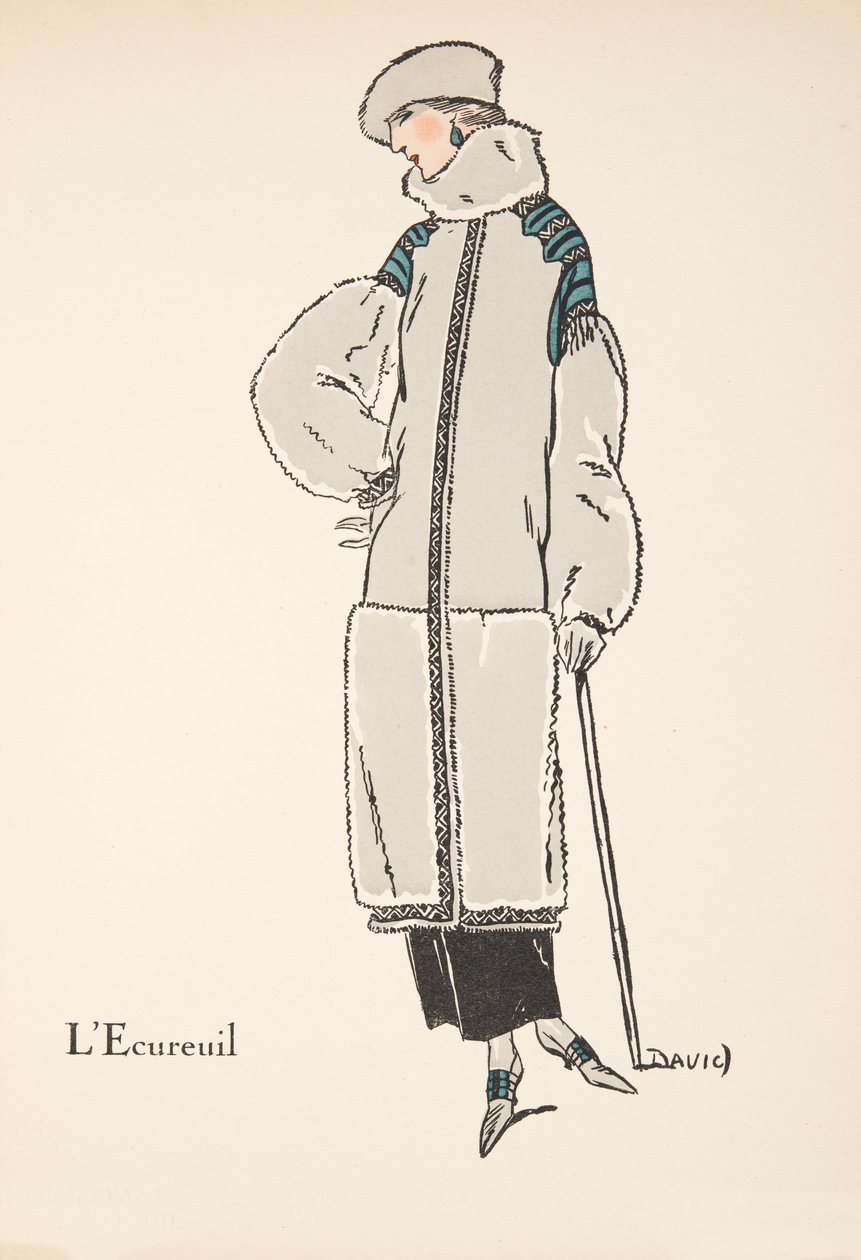 The Squirrel, from a Collection of Fashion Plates by David