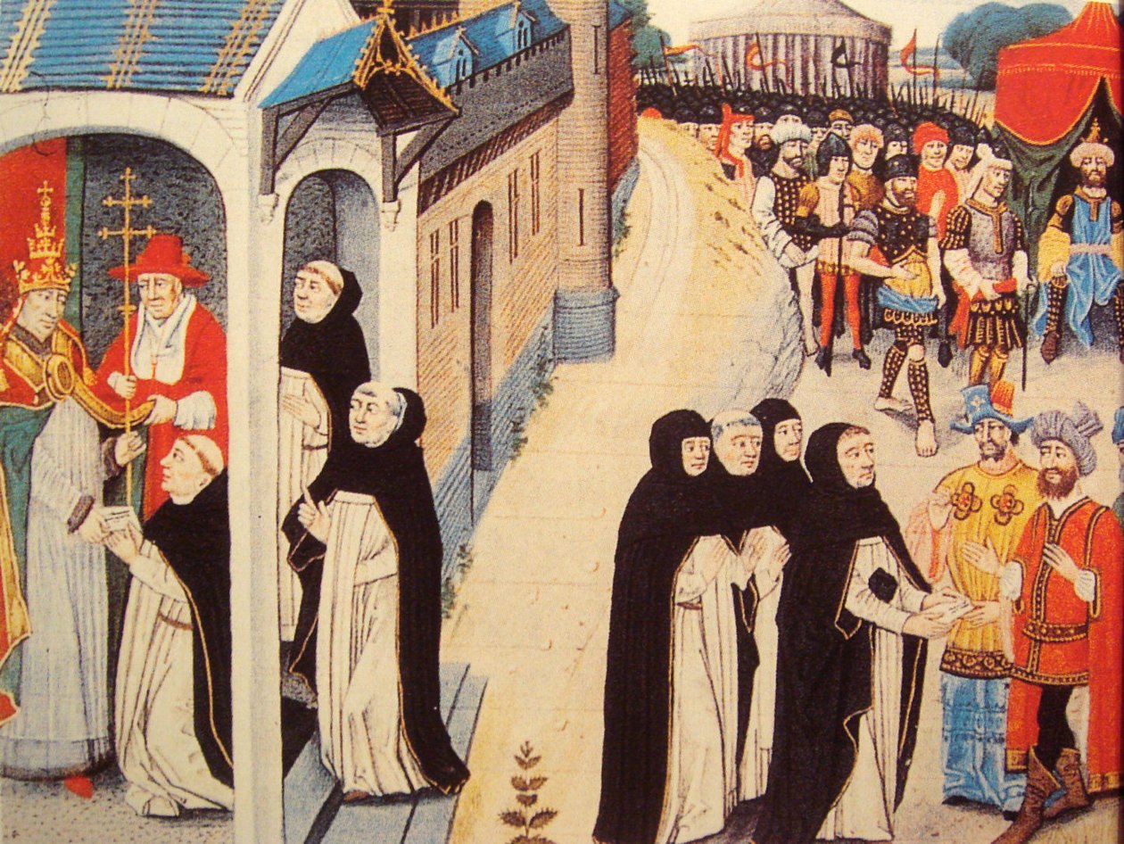Ascelin of Lombardy Receiving a Letter from Innocent IV, and Remitting it to the Mongol General Baiju by David Aubert