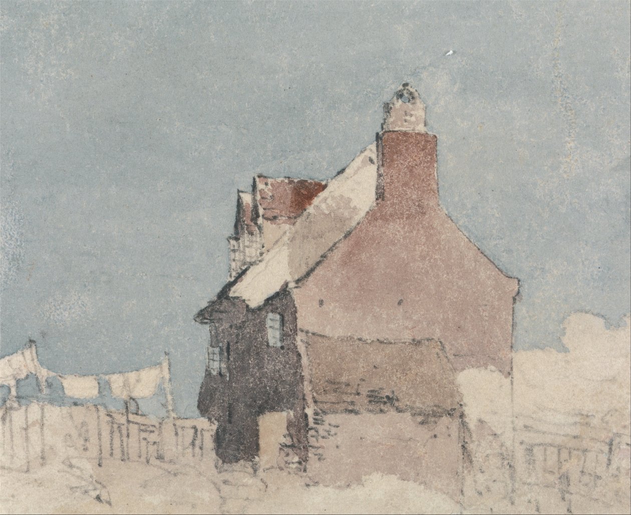 Cottage at Northfleet, Kent by David Cox