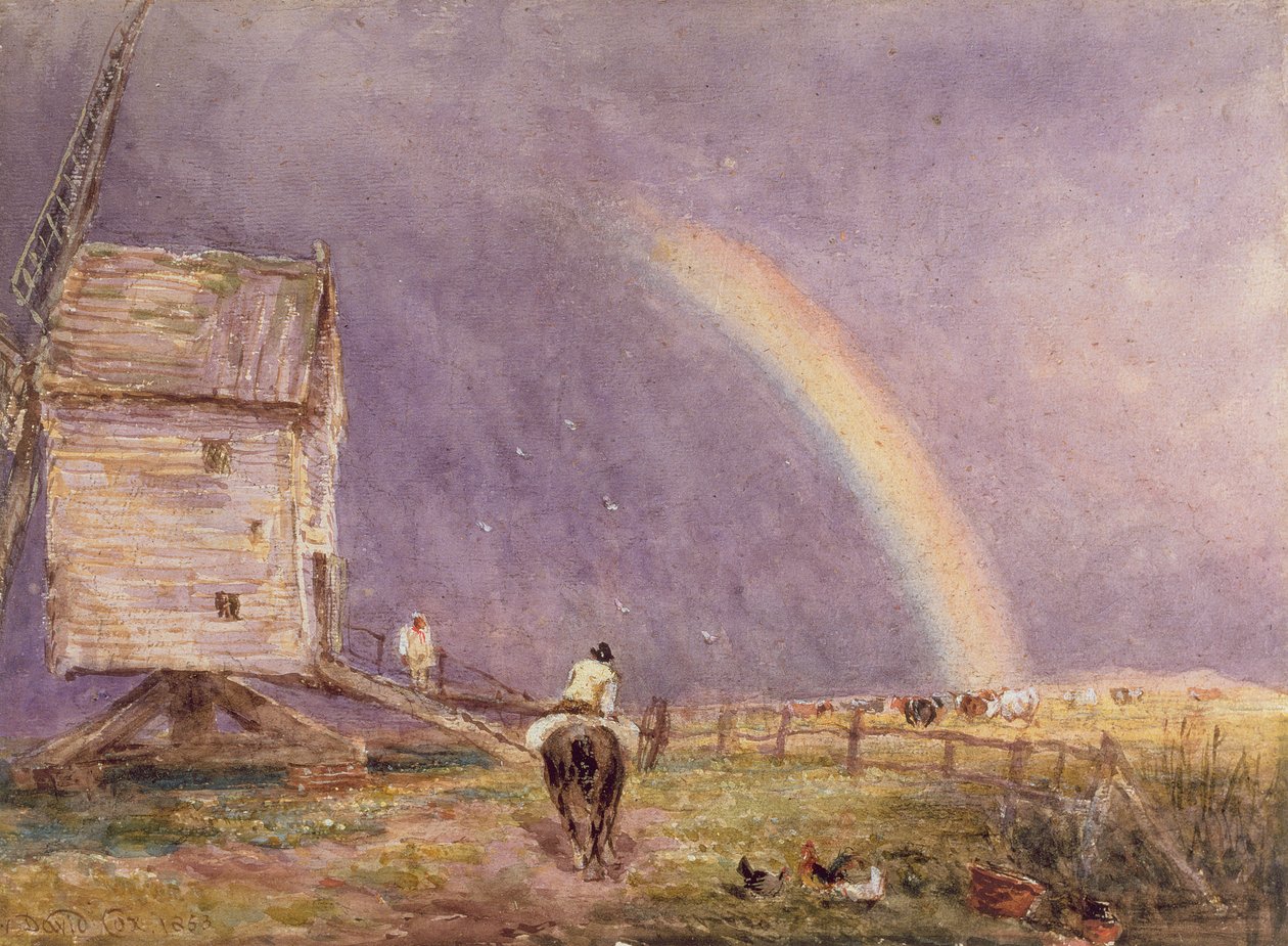 The Mill, 1853 by David Cox