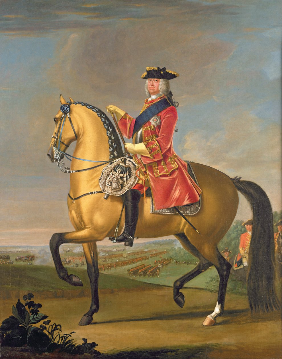 George II at the Battle of Dettingen by David Morier