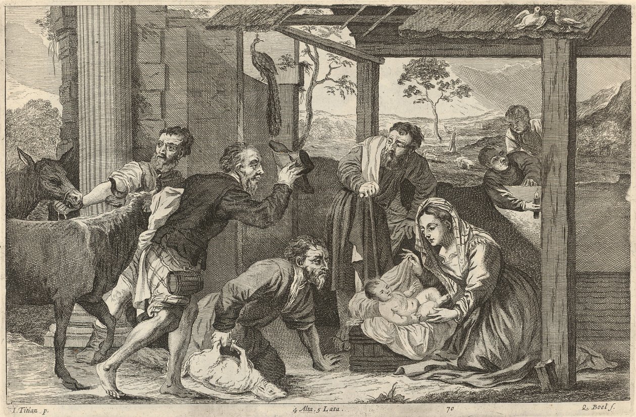 Adoration of the Shepherds by David Teniers the Younger