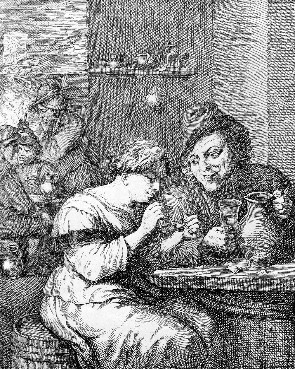 Interior of an Inn, Etched by Coryn Boel by David Teniers the Younger