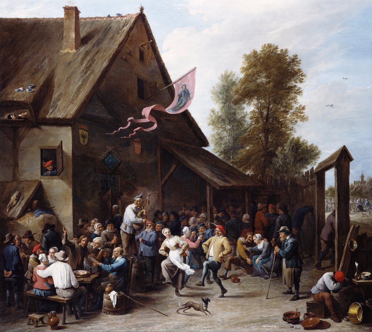 Kermis on St Georges Day by David Teniers the Younger