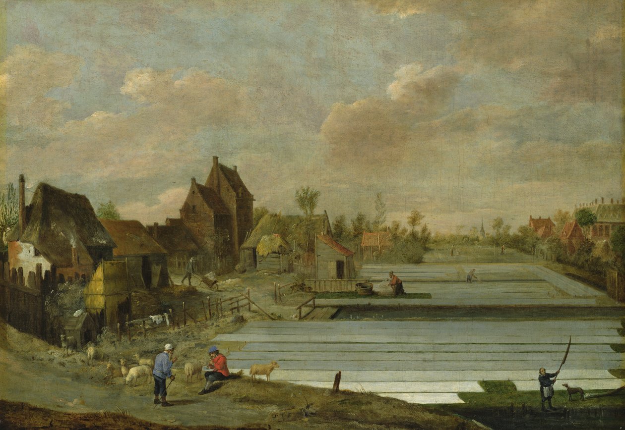 The Bleachery by David Teniers the Younger