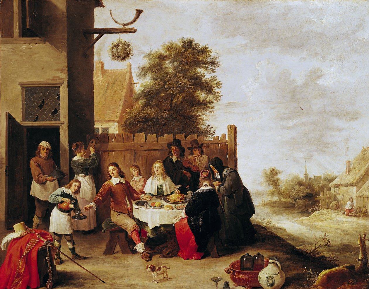 The Feast of the Prodigal Son, 1644 by David Teniers the Younger
