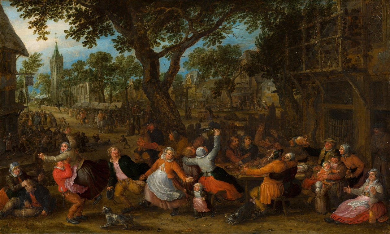 A Village Fair by David Vinckboons
