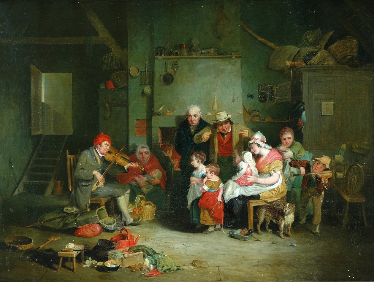 The Blind Fiddler by David Wilkie