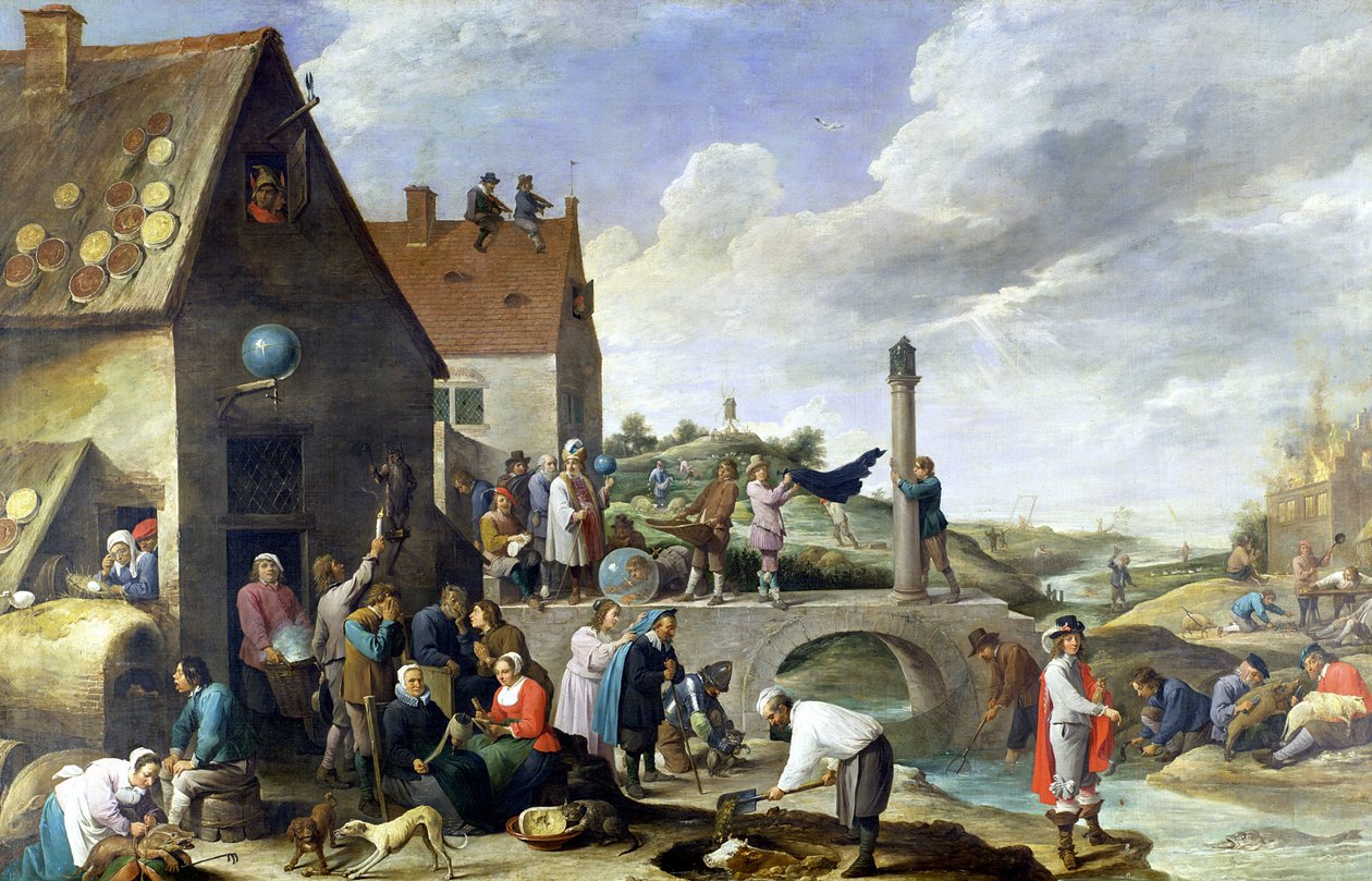 The Proverbs by David Teniers the Younger
