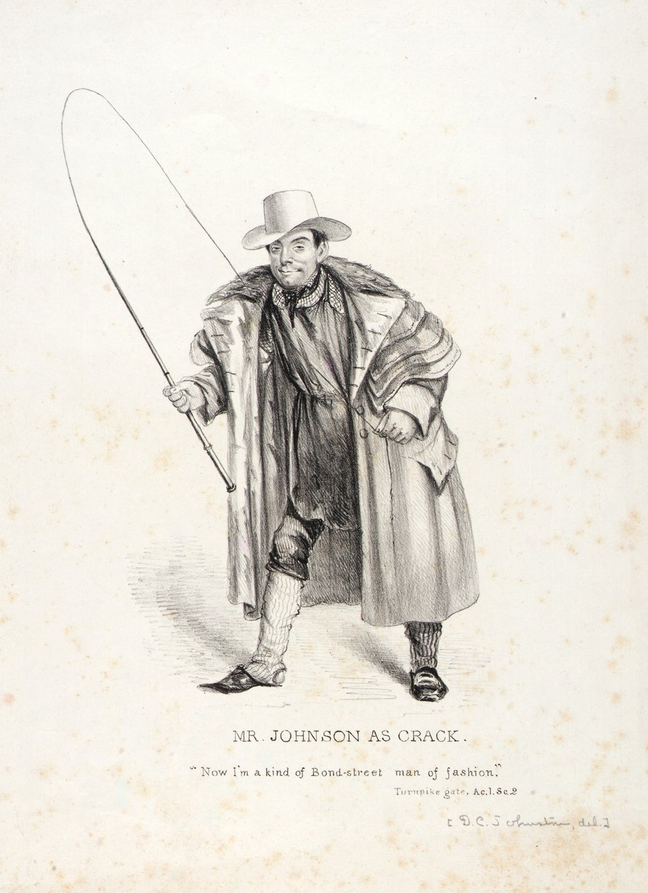 Mr. Johnson as Crack by David Claypoole Johnston