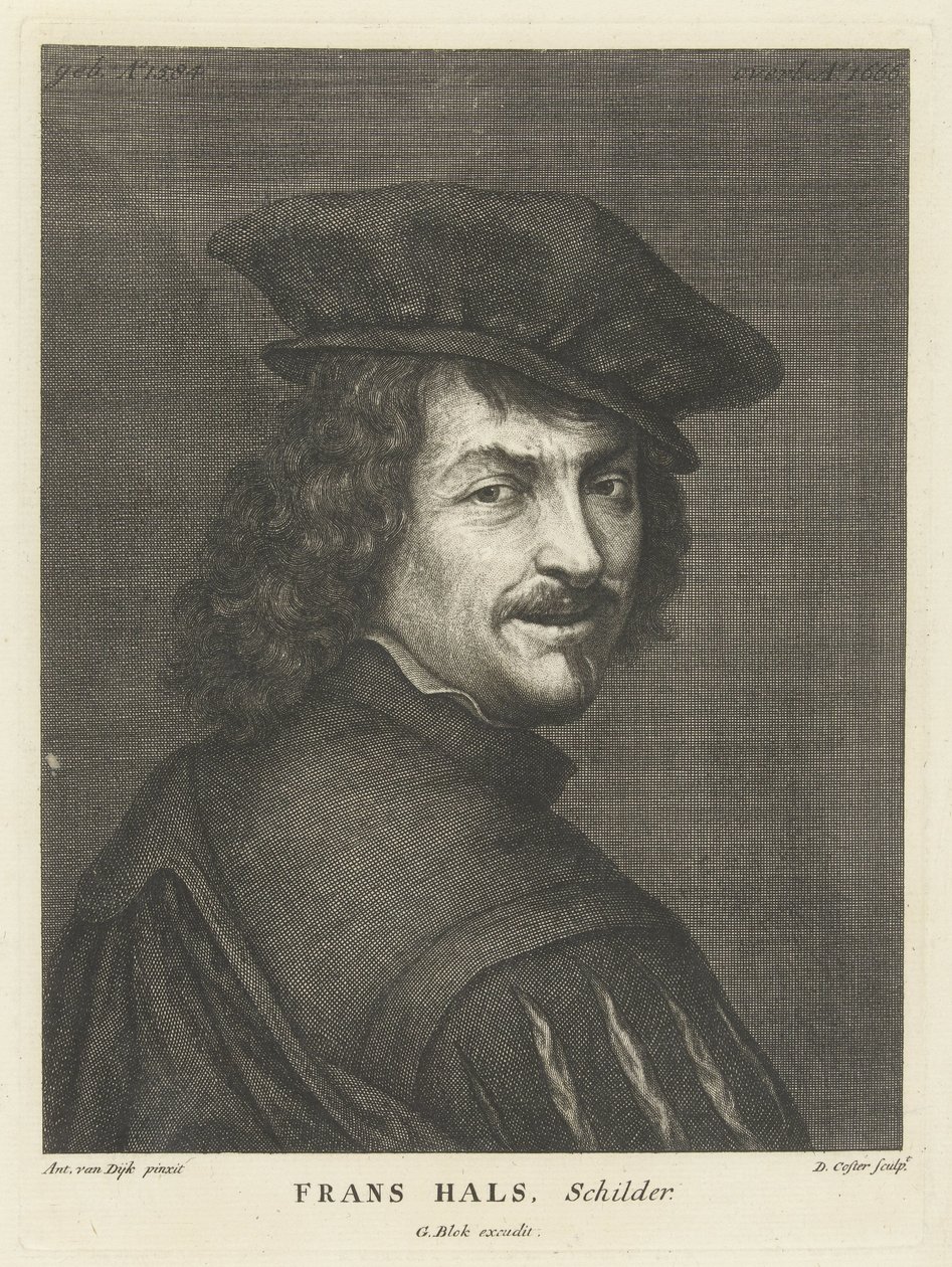 Portrait of the Painter Frans Hals by David Coster