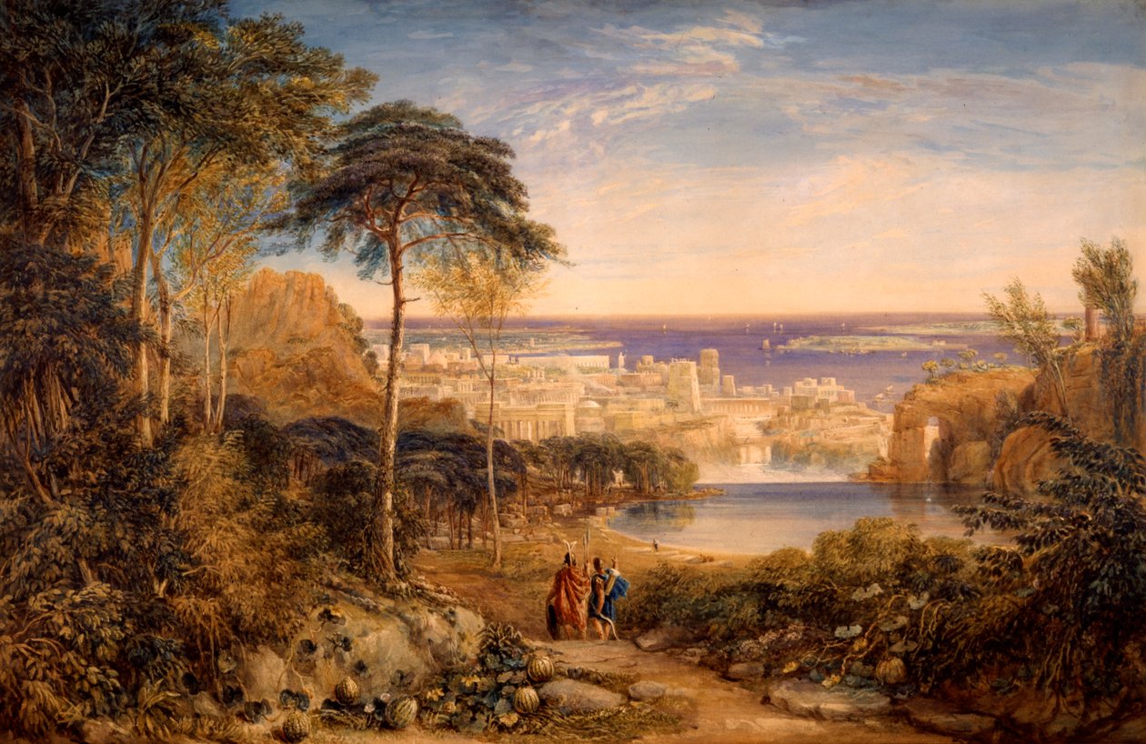 Carthage: Aeneas and Achates by David Cox