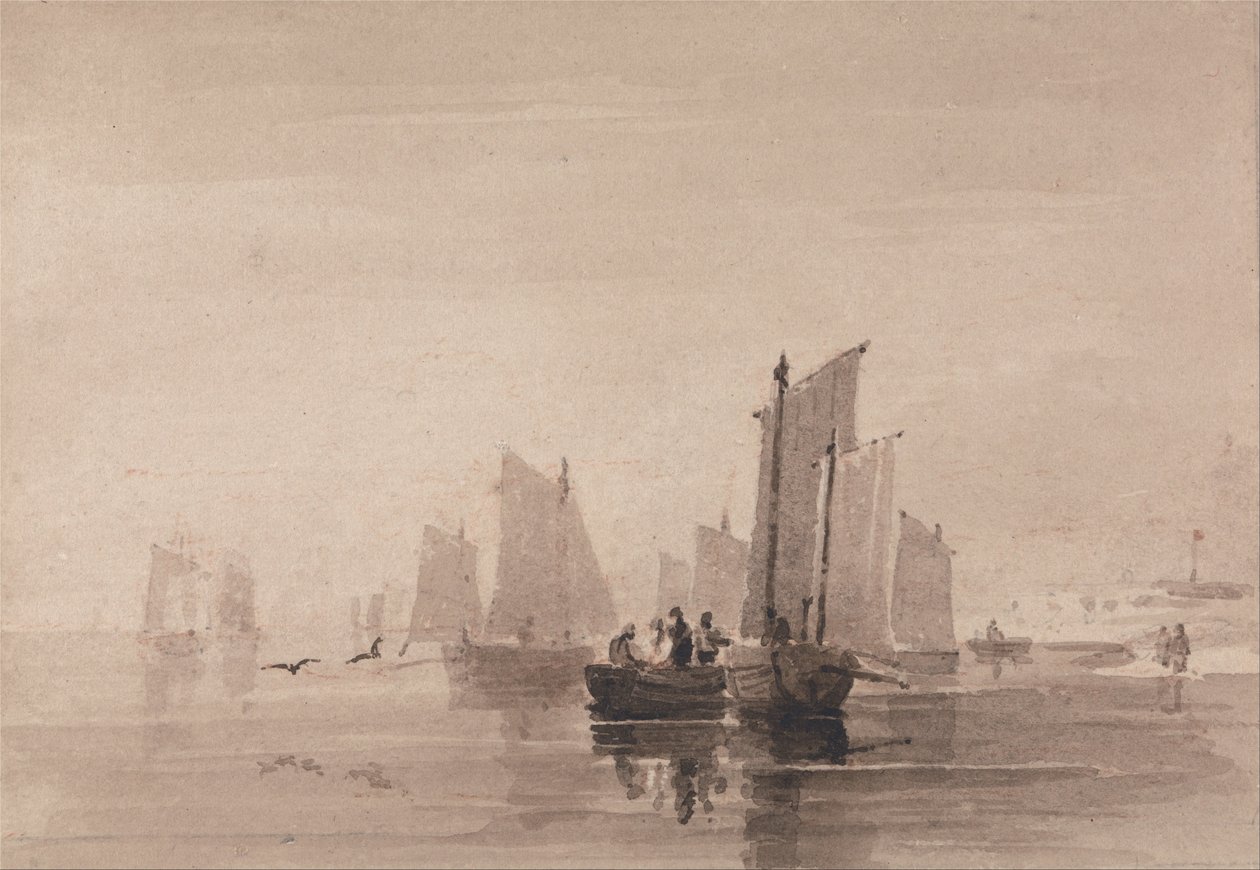 Fishing off Hastings by David Cox