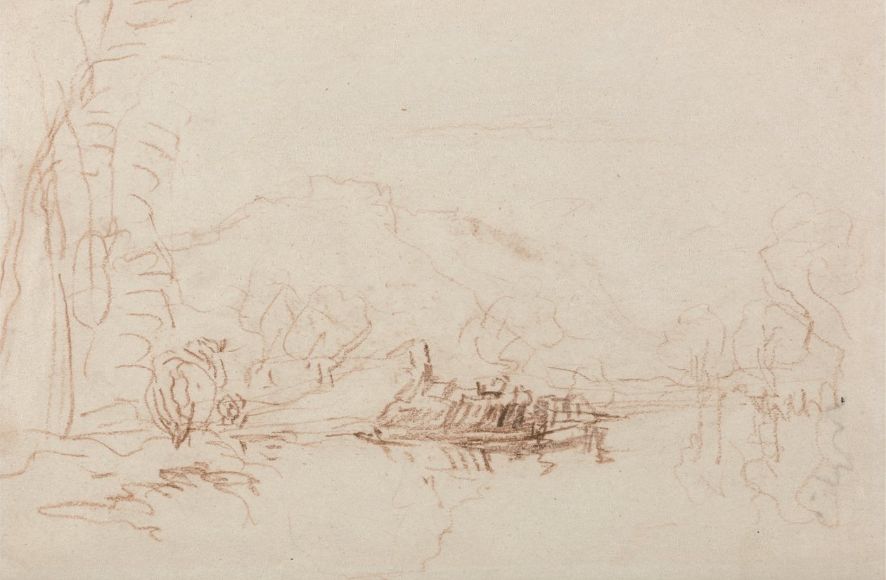 River Scene by David Cox