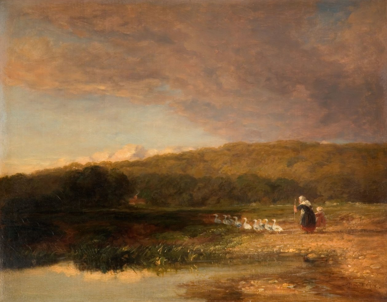 Evening by David Cox the elder