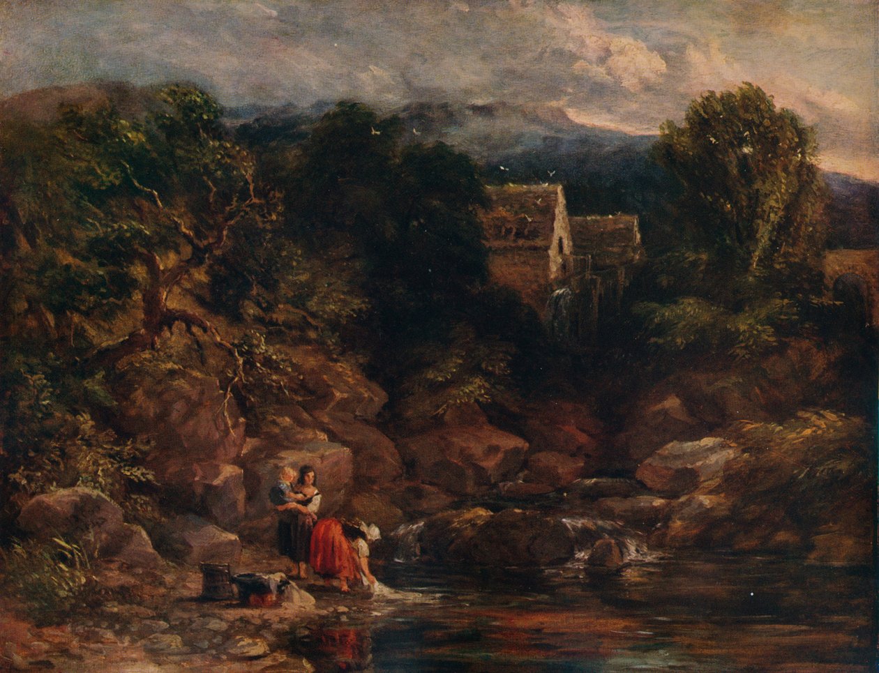 Pandy Mill by David Cox the elder