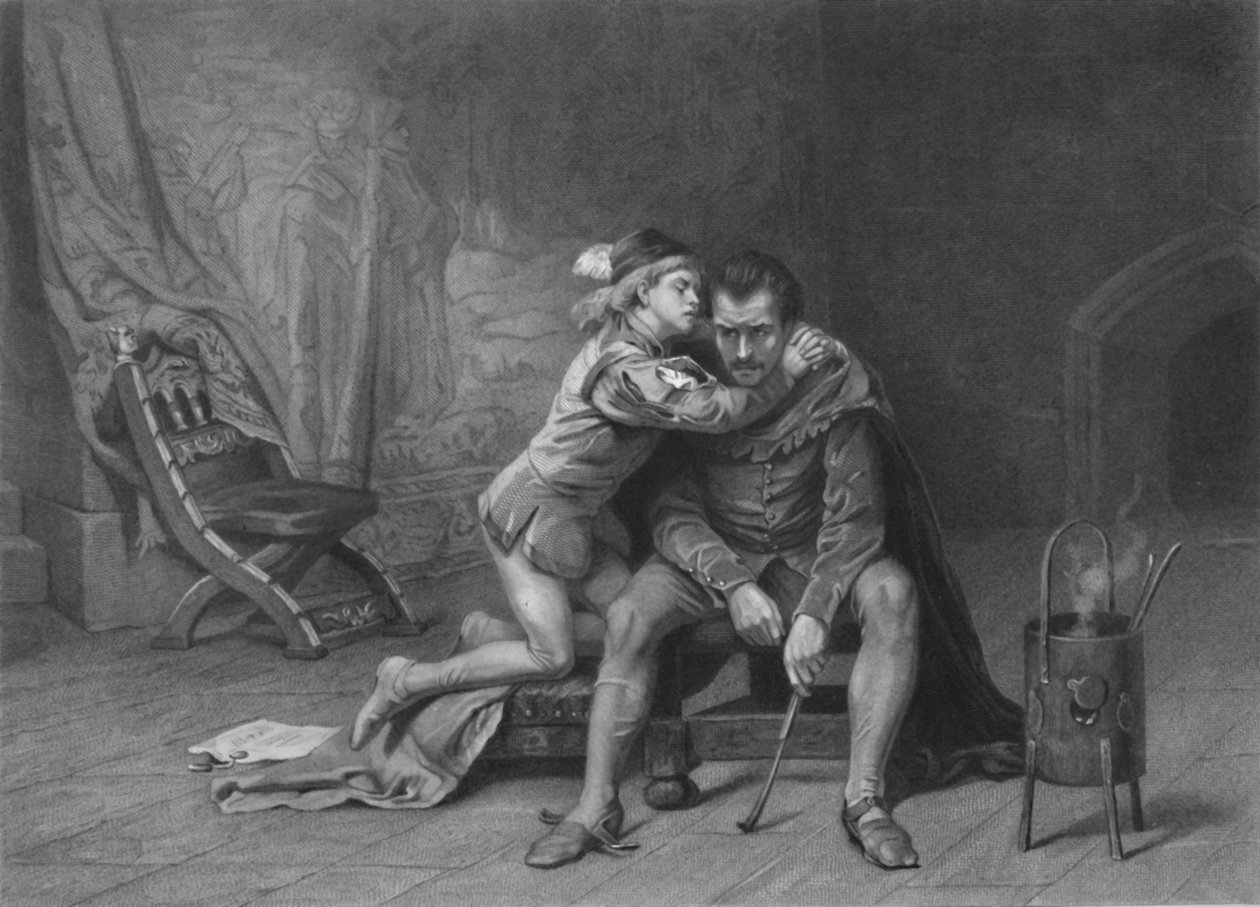 Prince Arthur and Hubert King John by David Desvachez