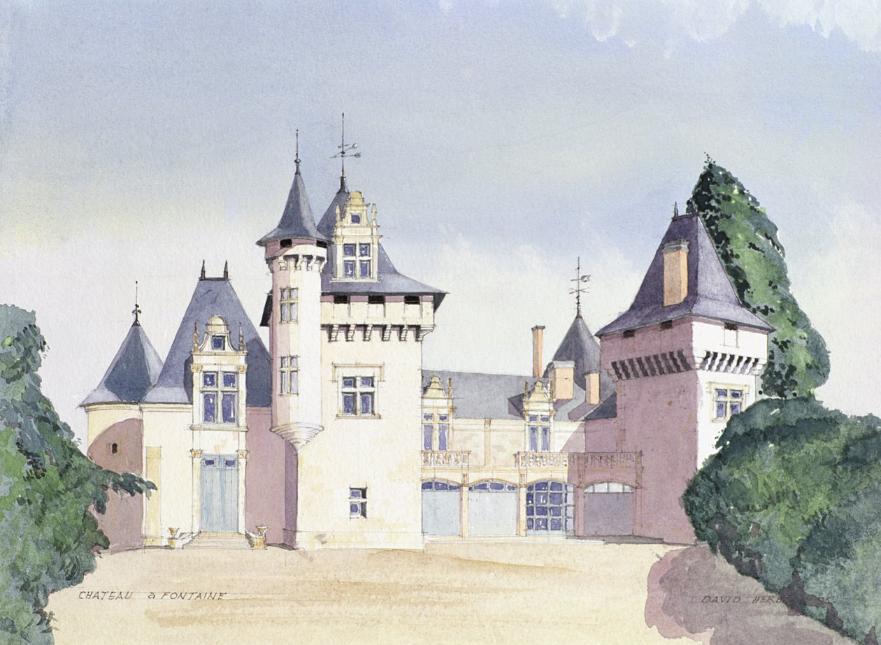 Chateau a Fontaine by David Herbert