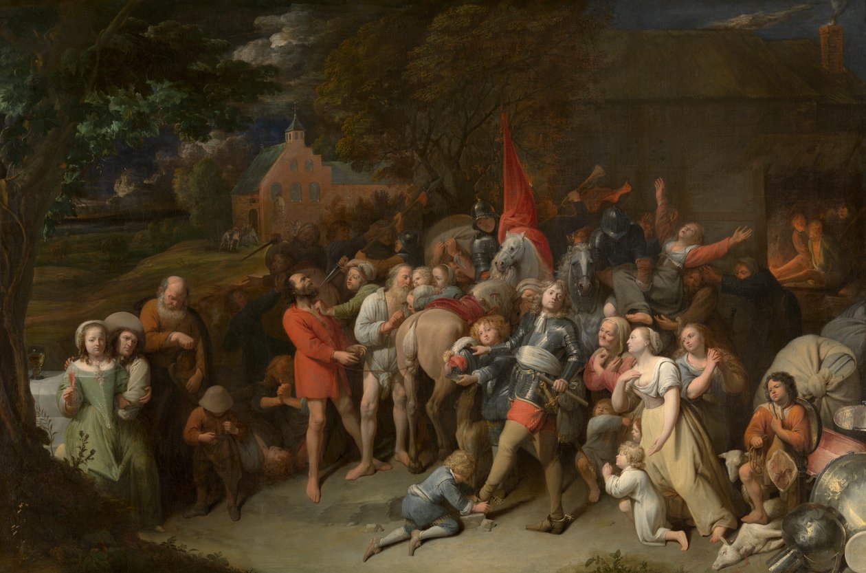 Plundering Soldiers by David III Ryckaert
